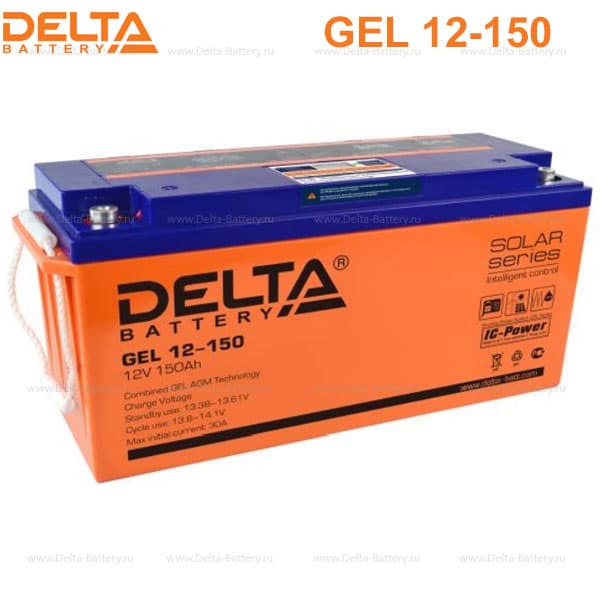 Аккумуляторная батарея Delta GEL 12-150 в Калининграде