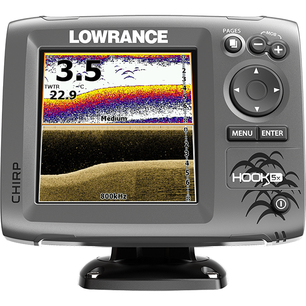 Эхолот Lowrance Hook-5 Mid/High/DownScan в Калининграде