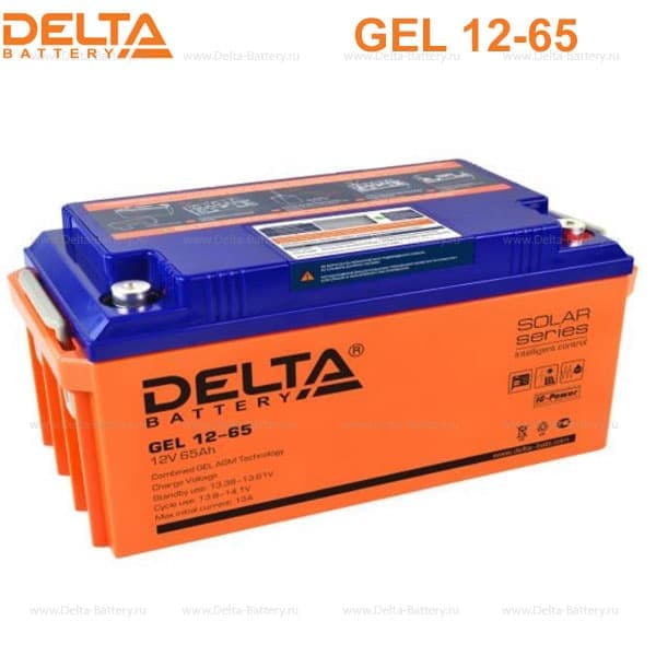 Аккумуляторная батарея Delta GEL 12-65 в Калининграде